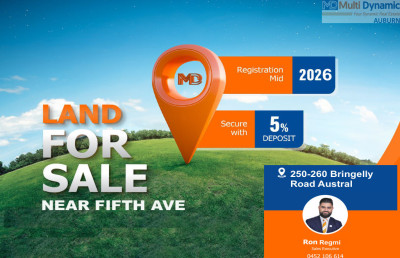 Secure with just 5% Deposit- Prime Location, Austral ( Fifth Ave, 2026 rego )