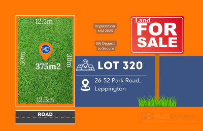 Registration Mid 2025 ( Prime location, PARK ROAD - LEPPINGTON )