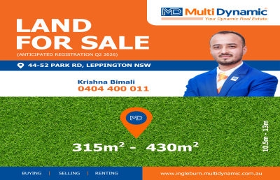 Prime Land Opportunity in Thriving Leppington Growth Precinct