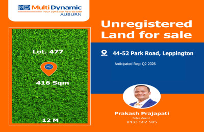 Prime Land Release | 5% Deposit | Registration Mid-2026