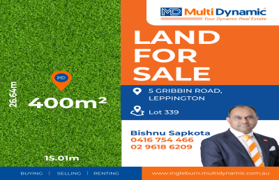 Registered 400sqm Block Ready to Build - Prime Location in Leppington