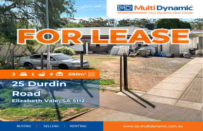 Spacious 3 Bedroom Home in Elizabeth Vale