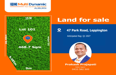 Prime Land Opportunity in Leppington | Anticipated Registration Q1 2027