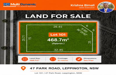 468m² Dream Block of Land in Leppington | 47 Park Road