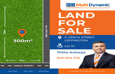 A smart land opportunity in a prime Leppington location!